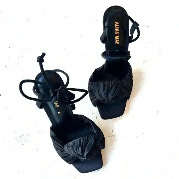 New Alias  Mae Mina Satin Heel - Picture 2 of 4